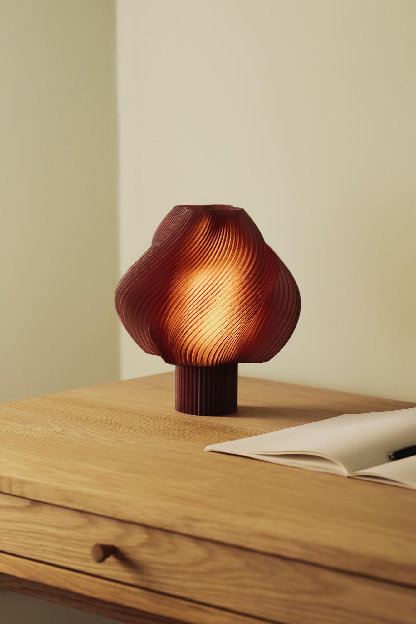 Soft Serve trådløs lampe, H23 cm - Cherry